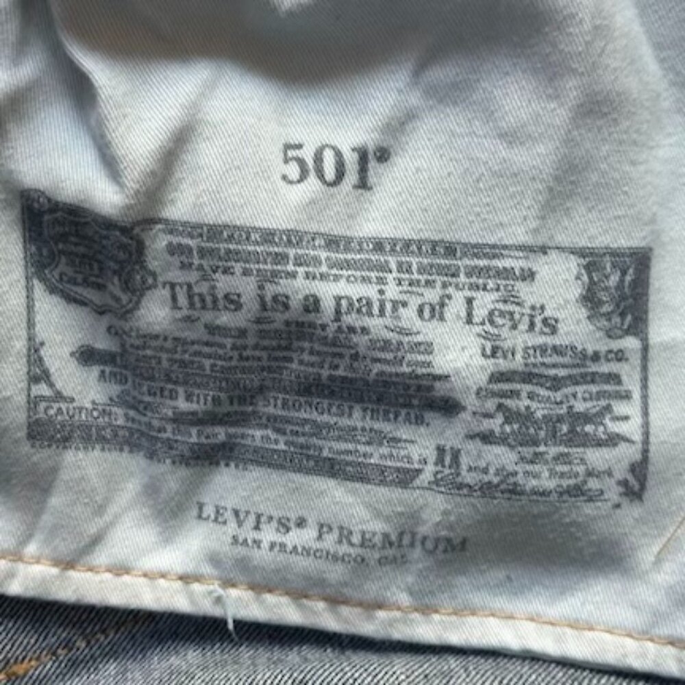 Levi's Big E 501 Jeans Vintage 2001 - Size 40 x 32  Fantastic Like New Condition - Picture 14 of 15